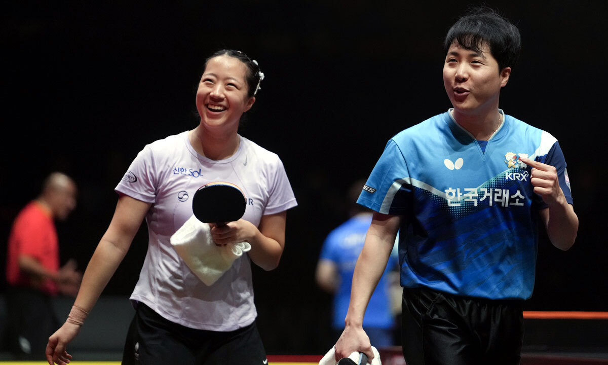 임종훈-신유빈, 韓 선수 최초로 WTT 파이널스 우승